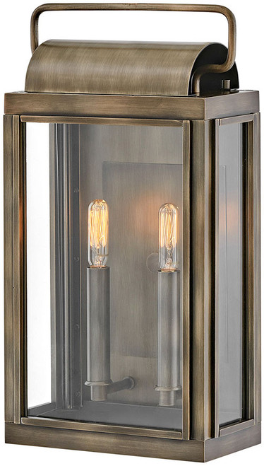 Hinkley 2844BU Sag Harbor Vintage Burnished Bronze LED Exerior Medium Wall Lighting Sconce
