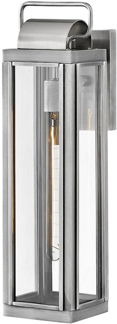 Hinkley 2845AL-LL Sag Harbor Antique Brushed Aluminum LED Outdoor Wall Lighting Sconce