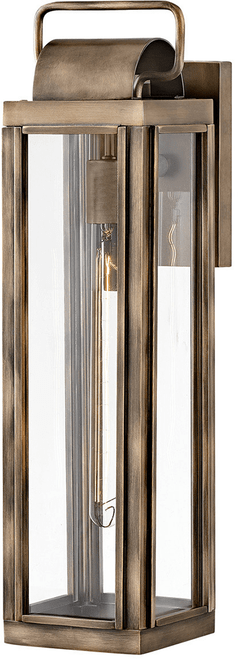 Hinkley 2845BU Sag Harbor Contemporary Burnished Bronze LED Outdoor Wall Light Sconce