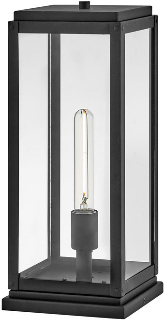 Hinkley 28857BK Max Contemporary Black LED Pier Mount