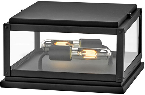 Hinkley 28858BK Max Contemporary Black LED Pier Mount