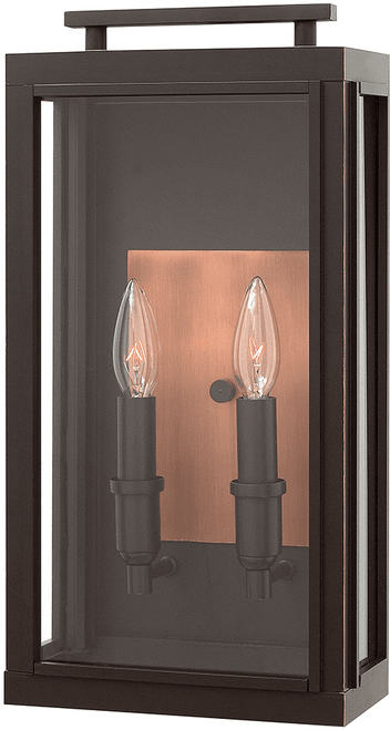 Hinkley 2914OZ-LL Sutcliffe Contemporary Oil Rubbed Bronze LED 9" Exterior Wall Sconce