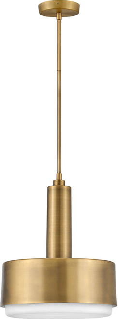 Hinkley 30074LCB Cedric Contemporary Lacquered Brass Pendant Light