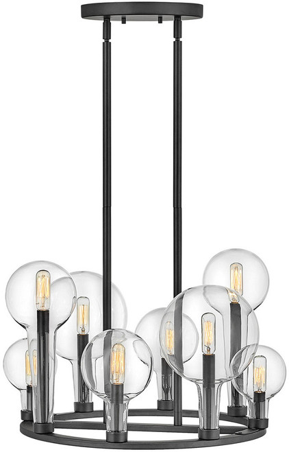 Hinkley 30526BK Alchemy Contemporary Black Chandelier Lighting