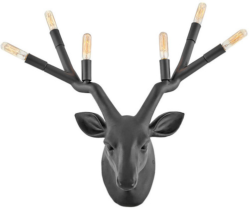 Hinkley 30602BK Stag Modern Black LED Wall Mounted Lamp