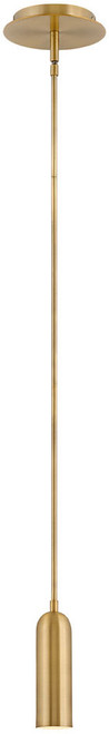 Hinkley 32377HB Jax Contemporary Heritage Brass LED Mini Hanging Light Fixture