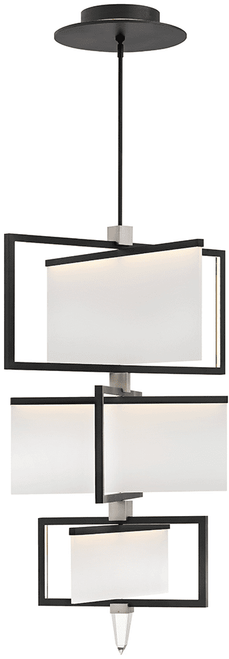 Hinkley 32508BLK Folio Modern Black LED Hanging Light