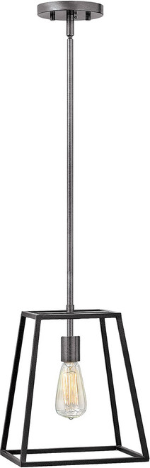 Hinkley 3351DZ Fulton Aged Zinc Pendant Light Fixture