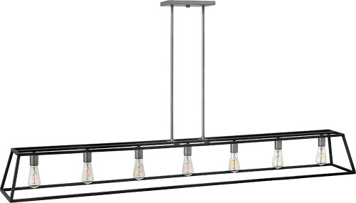 Hinkley 3355DZ Fulton Aged Zinc Island Light Fixture