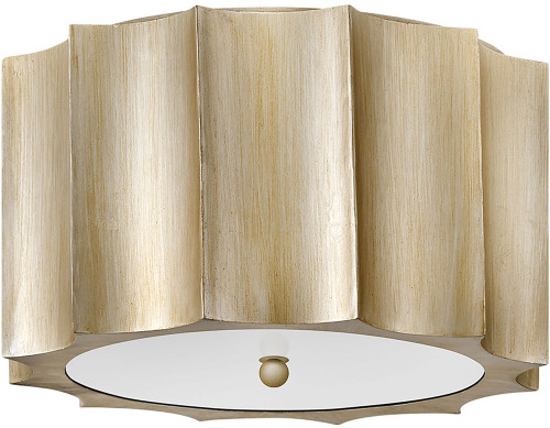 Hinkley 34094CPG Gia Contemporary Champagne Gold 14" Ceiling Light Fixture