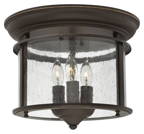 Hinkley 3473OB Gentry Large Transitional 11 Inch Wide Ceiling Lamp - Olde Bronze