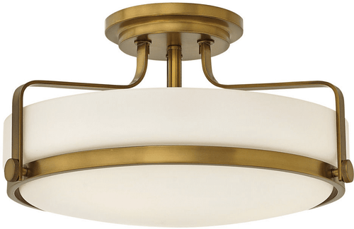 Hinkley 3643HB Harper Heritage Brass LED 18" Overhead Lighting Fixture