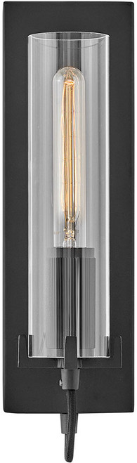 Hinkley 37850BK Ryden Modern Black LED Lamp Sconce
