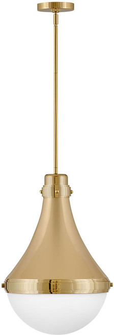 Hinkley 39054BBR Oliver Modern Bright Brass Hanging Lamp