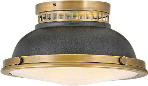 Hinkley 4081HB-DZ Emery Vintage Heritage Brass with Aged Zinc Ceiling Lighting Fixture