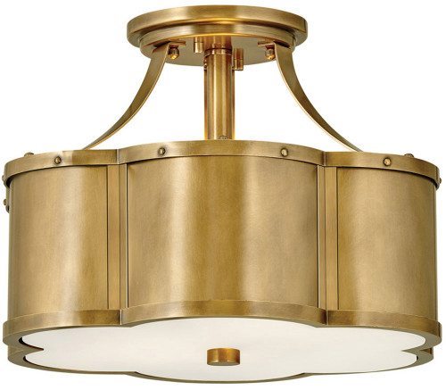Hinkley 4443HB Chance Contemporary Heritage Brass Home Ceiling Lighting