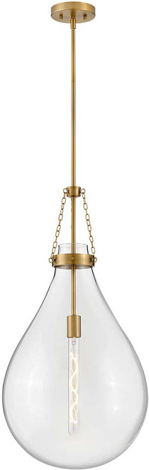 Hinkley 46054LCB Eloise Contemporary Lacquered Brass LED Hanging Lamp