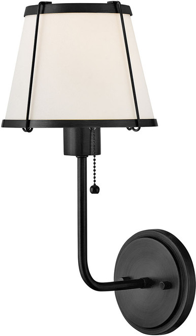 Hinkley 4890BK Clarke Black LED Wall Lamp