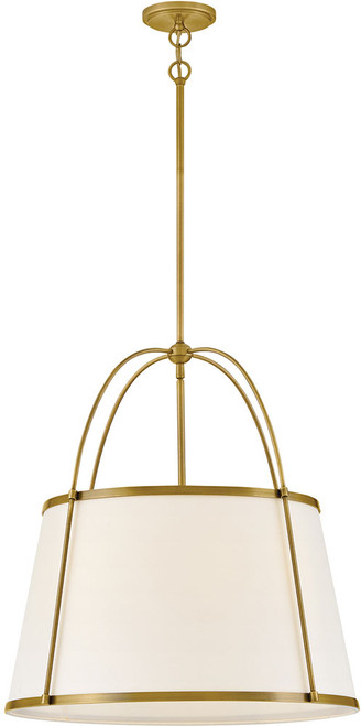 Hinkley 4895LDB-OW Clarke Lacquered Dark Brass LED 24.5" Hanging Light Fixture