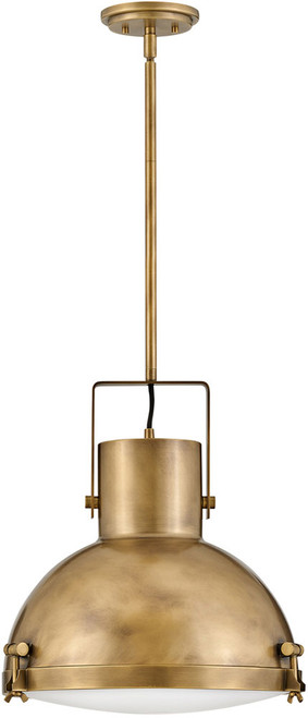 Hinkley 49065HB-HB Nautique Modern Heritage Brass 18" Hanging Pendant Light