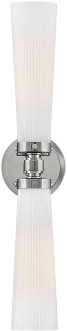 Hinkley 50092PN-CO Jude Contemporary Polished Nickel 2-Light Vanity Light