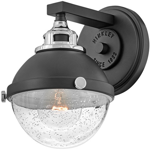 Hinkley 5170BK-CM Fletcher Modern Black Wall Sconce Lighting