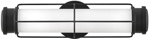 Hinkley 54300BK Saylor Black LED 17' Bathroom Light Sconce