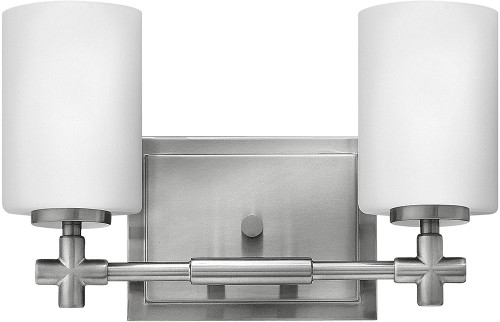Hinkley 57552BN Laurel Brushed Nickel 2-Light Bath Lighting Sconce