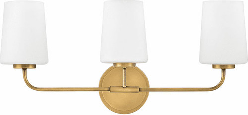 Hinkley 853453HB Kline Modern Heritage Brass 3-Light Vanity Light