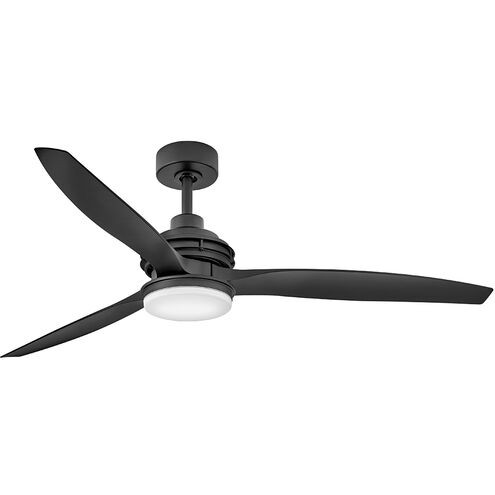 Hinkley 900160FBB-LWD Artiste Modern Matte Black LED 60" Ceiling Fan