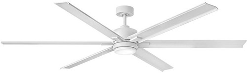 Hinkley 900982FMW-LDD Indy Maxx Contemporary Matte White LED 82" Home Ceiling Fan
