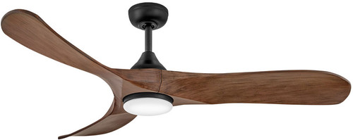 Hinkley 903856FWB-LDD Swell Modern Matte Black LED 56" Ceiling Fan