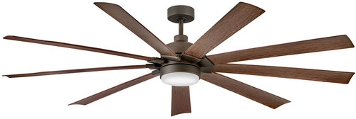 Hinkley 904280FMM-LWD Turbine Contemporary Metallic Matte Bronze LED 80" Ceiling Fan