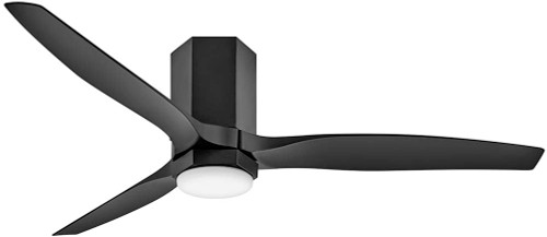 Hinkley 905852FMB-LDD Facet Modern Matte Black LED 52" Ceiling Fan