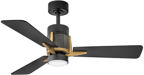 Hinkley 906242FMB-LDD Atticus Contemporary Matte Black LED 42" Ceiling Fan
