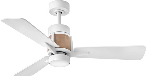 Hinkley 906242FMW-LDD Atticus Contemporary Matte White LED 42" Home Ceiling Fan
