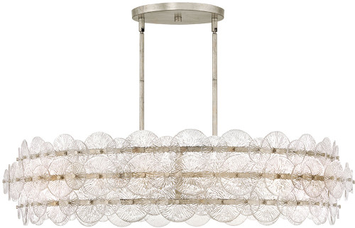 Hinkley FR30124GG Rene Modern Glacial Drum Ceiling Light Pendant