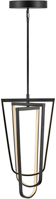 Fredrick Ramond FR31037BLK Onyx Modern Black LED Hanging Light
