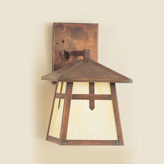 Hi-Lite Manufacturing H-8172-B Craftsman 12" Tall Exterior Wall Lighting Fixture