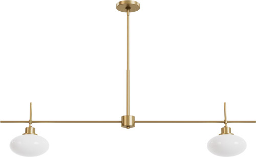 Hunter Lighting 13192 Getty Contemporary Luxe Gold Island Lighting