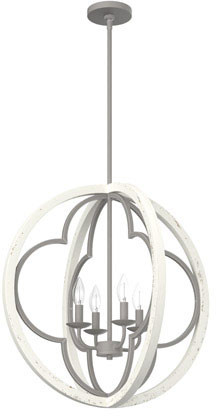 Hunter Lighting 19096 Gablecrest Modern Painted Concrete Hanging Lamp