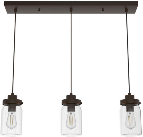 Hunter Lighting 19155 Devon Park Modern Onyx Bengal Multi Hanging Light