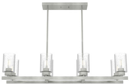 Hunter Lighting 19159 Hartland Brushed Nickel Island Light Fixture