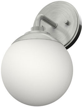 Hunter Lighting 19176 Hepburn Modern Brushed Nickel Lighting Wall Sconce