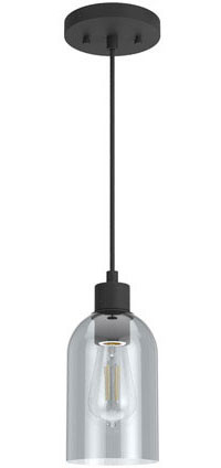 Hunter Lighting 19201 Lochemeade Contemporary Natural Iron Mini Drop Lighting Fixture