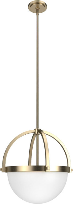 Hunter Lighting 19236 Wedgefield Modern 17" Drop Ceiling Light Fixture