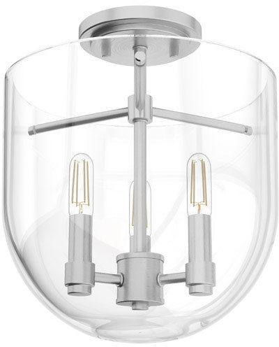 Hunter Lighting 19321 Sacha Modern Brushed Nickel Ceiling Lighting