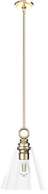 Hunter Lighting 19438 Klein Contemporary 11.75" Mini Drop Ceiling Light Fixture