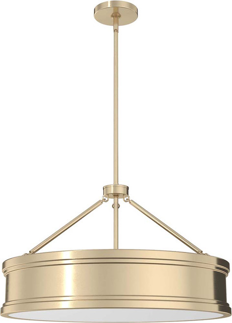 Hunter Lighting 19613 Capshaw Alturas Gold 27" Drum Pendant Lamp