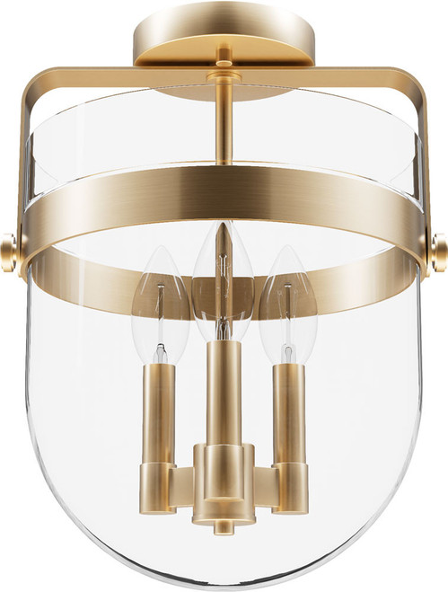 Hunter Lighting 19837 Karloff Contemporary Flush Mount Ceiling Light Fixture